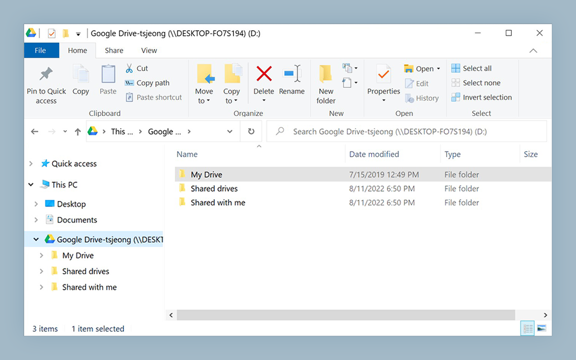 Mounted clouds appearing as native drives in Windows File Explorer