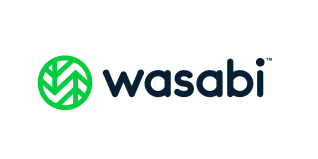 Wasabi hot cloud storage logo for S3-compatible drive mounting via NetDrive