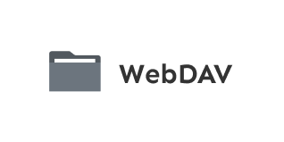 WebDAV protocol logo representing standards-based remote file access